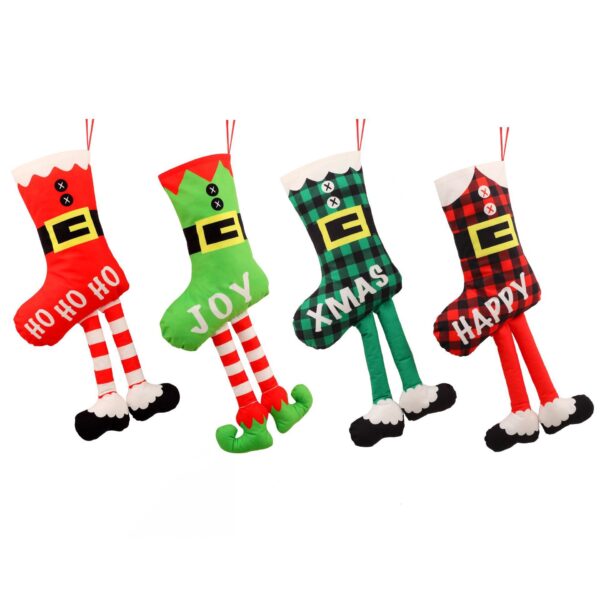 Wholesale European Style Christmas Socks for Holiday Home Decor and Gift Bags