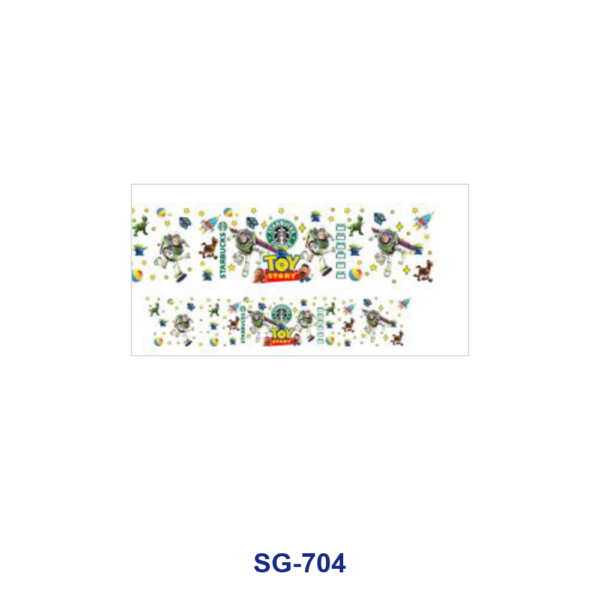 Wholesale 8pcs Aesthetic Blue Cartoon Character 3oz Tumbler Stickers Wrap OLY Exclusive