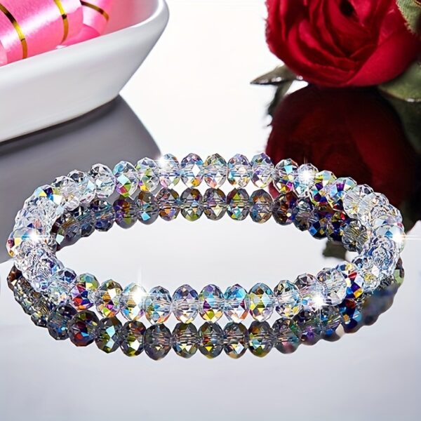 Wholesale Trendy Geometric Artificial Crystal Bracelet Women's Fashion Jewelry Accessory