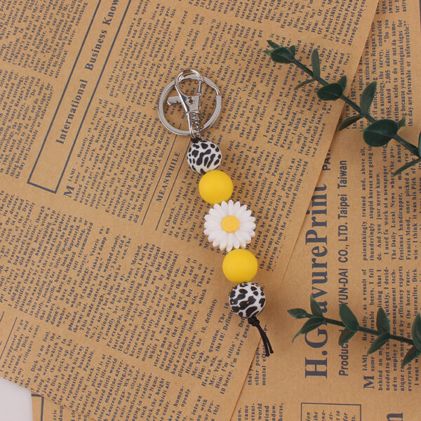 oly-fcf2630a49c7cf30c243840c6c833983 Wholesale Silicone Bead Backpack Charm Keychain - DIY Craft Supply, Cute Car Key Accessory for Girls