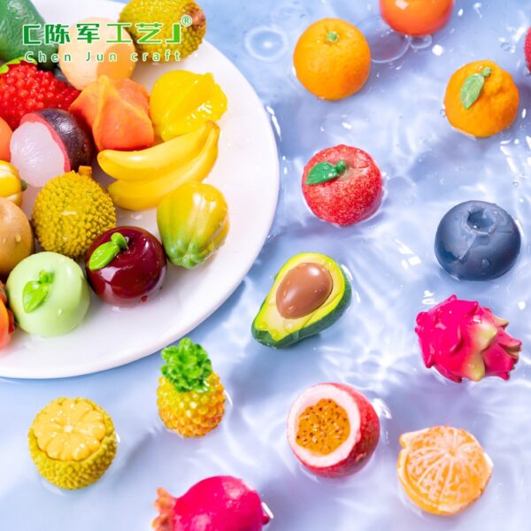 Wholesale Cartoon Fruit Miniature Resin Decorative Accent Gift for Resale