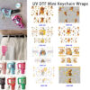 Wholesale 2/4/8pcs Cute Honey Bear Mini Keychain Sticker OLY Exclusive