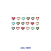 Wholesale 5pcs Vintage Distressed Gradient Heart Star Mixed Decor Prints 16oz Cup UV DTF Wraps
