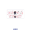 Wholesale 8pcs Mixed Zodiac Cartoon Girl Floral Decor Print 3oz Cup Stickers Wrap OLY Exclusive