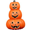 Wholesale American Style Plastic Luminous Halloween Pumpkin Lamp Decorative Accent for Gift