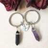 Wholesale European Style Crystal Keychain Key Ring Fashion Accessory for Boutique Resale