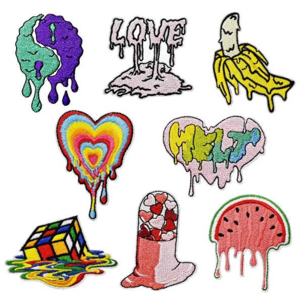 oly-fdb36de87b5d6cb476feff1fb9e335d5 Wholesale Trendy Embroidered Patches Set for DIY Fashion Accessories, Chic Boutique Craft Supply Gift