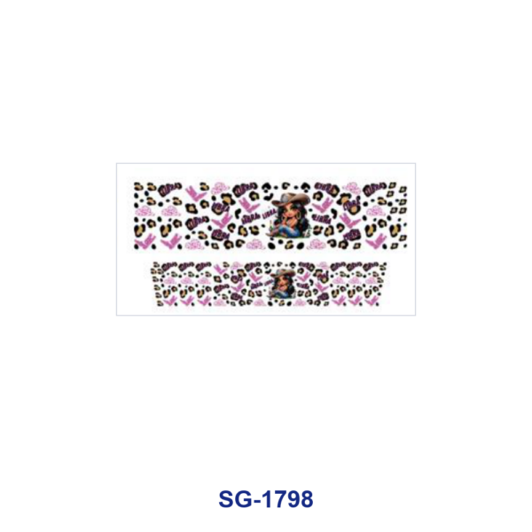 oly-fdc757307df9fe5c287de35b25af68be Wholesale 8pcs Western Cowgirl & Cute Decor Pattern 3oz Cup Stickers Wrap OLY Exclusive