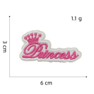 Pink cartoon cloth stickers 19#