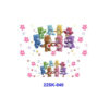 Wholesale 2/4/8pcs Colorful Bear Mini Keychain Sticker OLY Exclusive