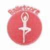 Wholesale Ballet Girl Embroidered Patch - Pink Dance Decorative Iron-On for Resale Boutique Use