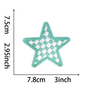 Hot melt glue*sky blue*five-pointed star