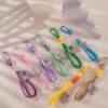 oly-fdff06b7f70503497bd0491644dcfefe Wholesale Polyester Braided Wrist Strap Lanyard with Star Pattern Colorful Knots for Keys Phone Decorative Accessory