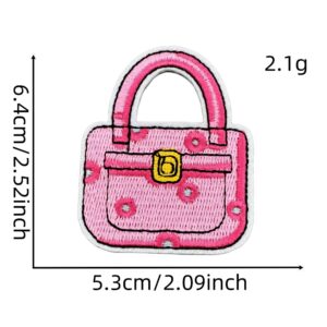 Pink cartoon cloth stickers 5#