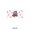 Wholesale 5pcs Retro Cartoon Girl Soda Lip Heart Spider Web Floral Mixed Decor Prints 16oz Cup UV DTF Wraps OLY Exclusive