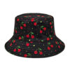 oly-fe7cdc758953d0466ad182e0f6ec014e Wholesale Fashion Reversible Bucket Hat Pink Cherry Print Sun Protection Hat for Women Men Gift Resale
