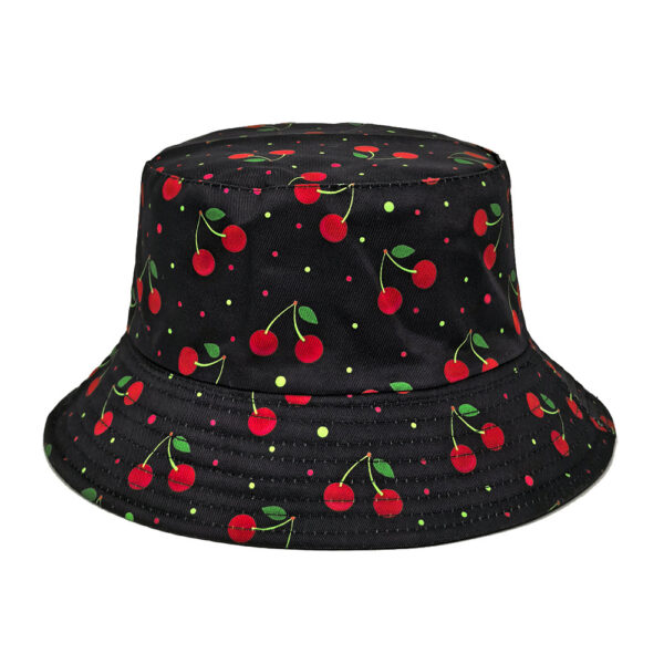 oly-fe7cdc758953d0466ad182e0f6ec014e Wholesale Fashion Reversible Bucket Hat Pink Cherry Print Sun Protection Hat for Women Men Gift Resale