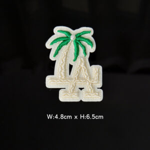 La green coconut tree
