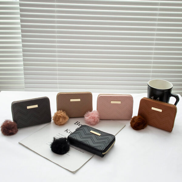 oly-fe8aedc86f39051ff9a06540be70b8d7 Wholesale Embroidery Wave PU Leather Short Wallet, Fashion Bag Charm Gift