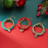 oly-fec7c63d4f9fdec54b959b749e835fef Wholesale Zinc Alloy Christmas Snowflake Bracelet Set 2 Pack Fashion Jewelry Accessory