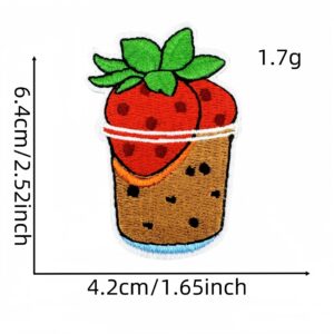 Strawberry cloth patch 14#