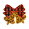 Wholesale Christmas Embroidered Patches Snowflake Deer Iron-On Decorative Accent for Clothing DIY Gift