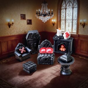 Wholesale Gothic Resin Skull Wardrobe Decoration for Horror Themed Party and Home Decor