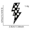 oly-ff0a70c58d7f45c6305680f153272c49 Wholesale Plaid Lightning Iron-On Embroidered Patch DIY Fashion Accessory for Hats Shoes
