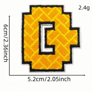 English alphabet cloth sticker q