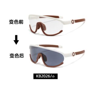 Small size-kb2026c9 white brown frame color changing film