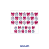 oly-ff60e445212bc12bbbe1ac2e752c6567 Wholesale 2/4/8pcs Christmas Santa Bow Mini Cup Keychain Sticker