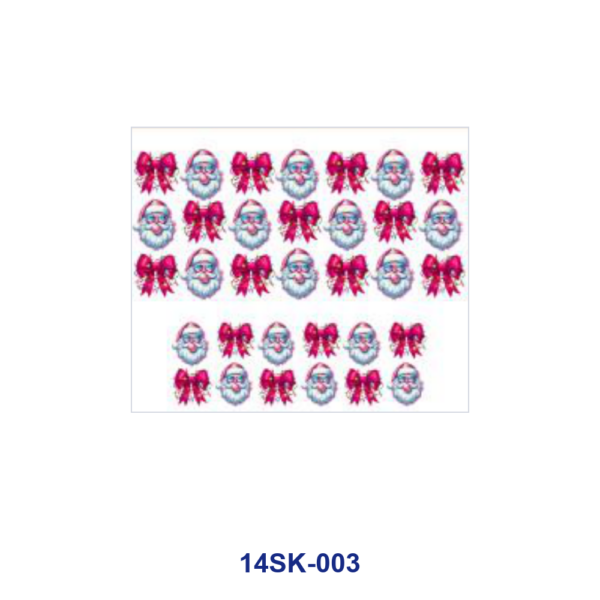 oly-ff60e445212bc12bbbe1ac2e752c6567 Wholesale 2/4/8pcs Christmas Santa Bow Mini Cup Keychain Sticker
