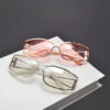 oly-ff747dad4a6c031f27ebd78b709ea194 Wholesale Retro Cat Eye Metal Sunglasses UV400 Sunshade Grey Lens Black Frame Boutique Resale