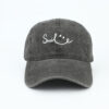 Wholesale Vintage Washed Cartoon Smile Baseball Cap Fashion Accessory Gift