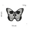 oly-ff86deddd0c041ffd8863dde2e45b116 Wholesale Dark Skull Butterfly Embroidered Patch Punk Fashion Accessory Boutique Gift
