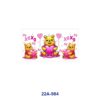 oly-ff9d3a79ef77d00a46dff6181e6e3b34 Wholesale 5pcs Cute Valentines Cartoon Superhero Bear Donkey Tree Character Heart Bow Checker Mixed Decor Prints 16oz Cup UV DTF Wraps OLY Exclusive