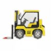 Wholesale Embroidery Thread Yellow Cartoon Construction Vehicle Patch - Stylish Bag Decoration