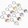 Wholesale Tree of Life Heart Keychain Pendant Natural Strawberry Crystal Fashion Accessory Gift