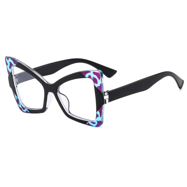 oly-ffac48a82cf8e22ae6a73d42bd27b2a5 Wholesale Trendy Cat Eye Anti Blue Light Glasses Black Coffee Frame Office Fashion Accessory