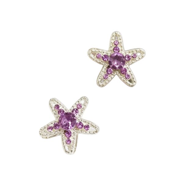 oly-ffb646807a561e6b79d76f9d6ccc5674 Wholesale Electroplated Pink Alloy Pentagram Starfish Loose Beads for DIY Bag Charm