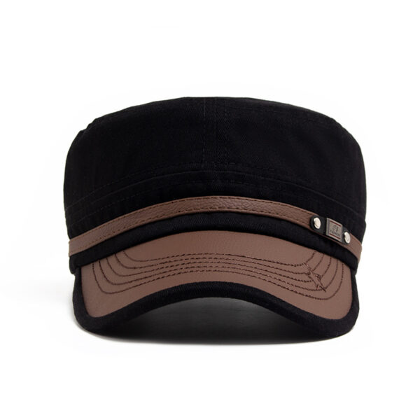Wholesale Flat Top Cap with Curved Brim Sunscreen Adjustable Coffee Fashion Accessory for Resale