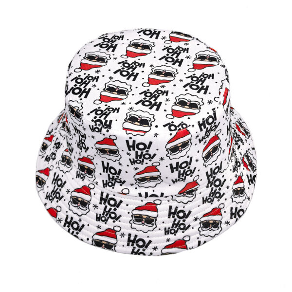 oly-ffe1c89724767d13e1c1d9a4f9fb8958 Wholesale Stylish Christmas White Fisherman Hat Sunscreen Double Sided Fashion Accessory