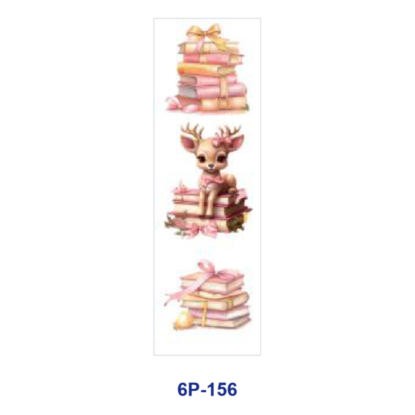 Wholesale 2/8/16pcs UV DTF Stickers Cute Forest Animal Book Rose Print Pen and Bookmark Stickers