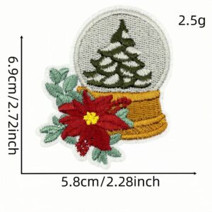 Christmas cloth stickers 21 #