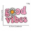 Wholesale Pink Embroidered Fabric Patch Inspirational Short Quotes Decorative Accent for Adult Everyday Use