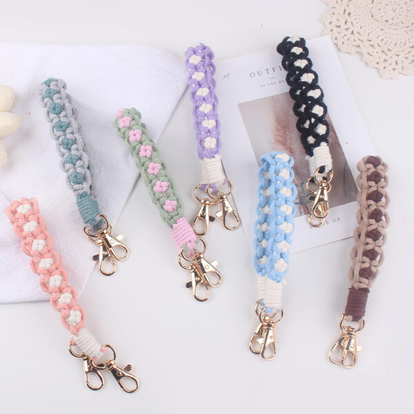 oly-fff8e684a59e1c22fa7b99a8e5ac7110 Wholesale Cotton Handmade Floral Water Cup Strap for Green Boutique Accessory for Resale