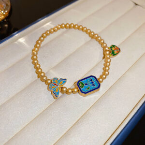 27# bracelet-golden butterfly