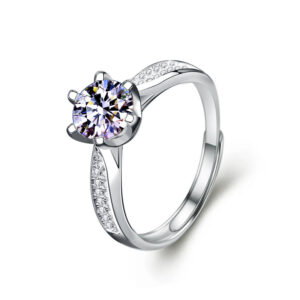 Join the rest of life (female ring 1 carat) / Platinum (opening adjustable)