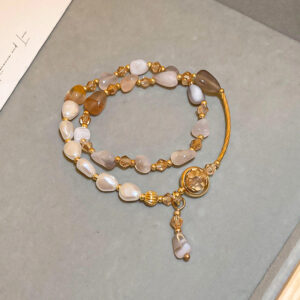Bracelet-Gold-White
