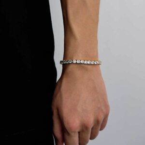 Gold (width 5mm) / Bracelet 9 inches (length 22.86cm)